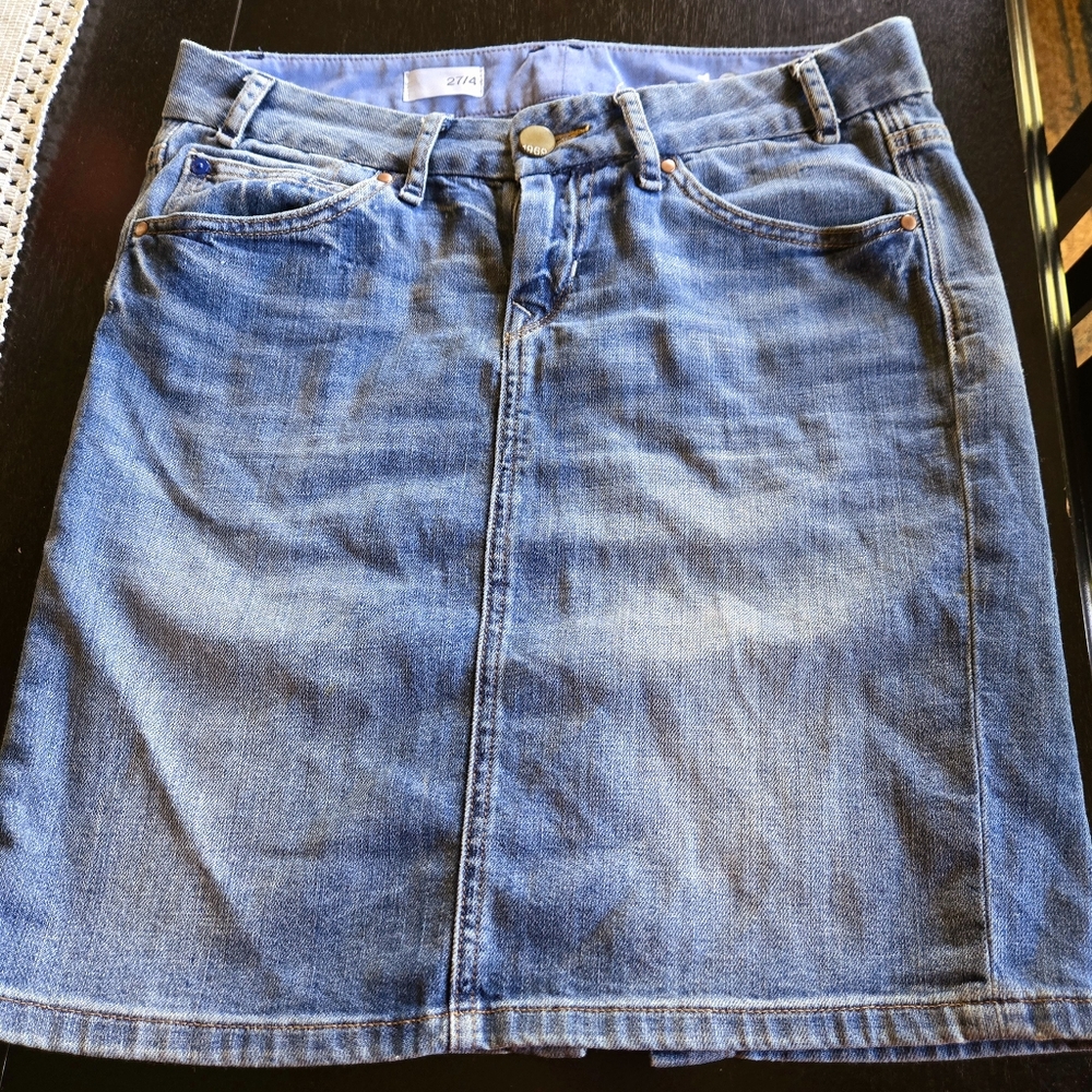 Denim Blue Skirt